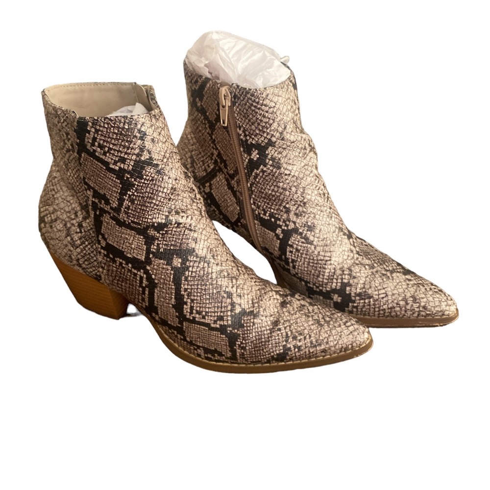 Coconuts by Matisse Snake Ankle Bootie
